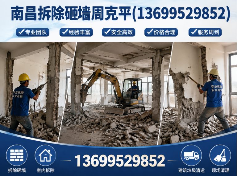 红谷滩区南昌工装拆除展示图